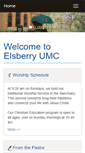 Mobile Screenshot of elsberryumchurch.org